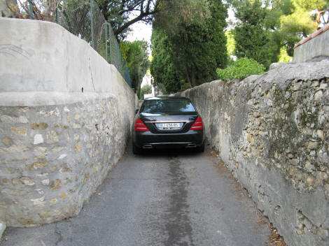Narrow Road in Provence France